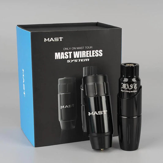 Mast Tour Tattoo Machine with Wireless Power Supply Black