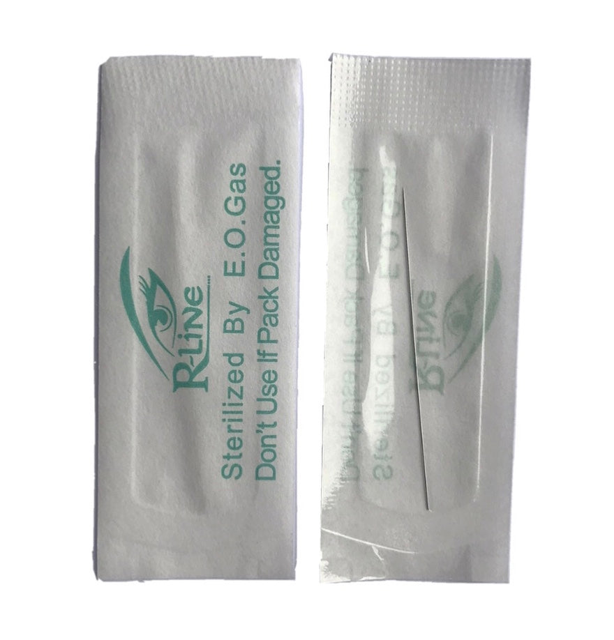 50x Giant Sun Textured 1rl R-Line Acupuncture Needles 0.25mm